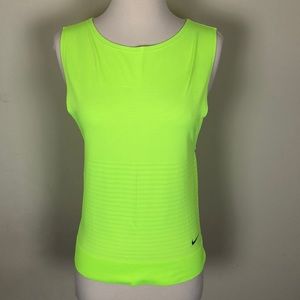 Nike Neon Yellow Muscle Tank Top